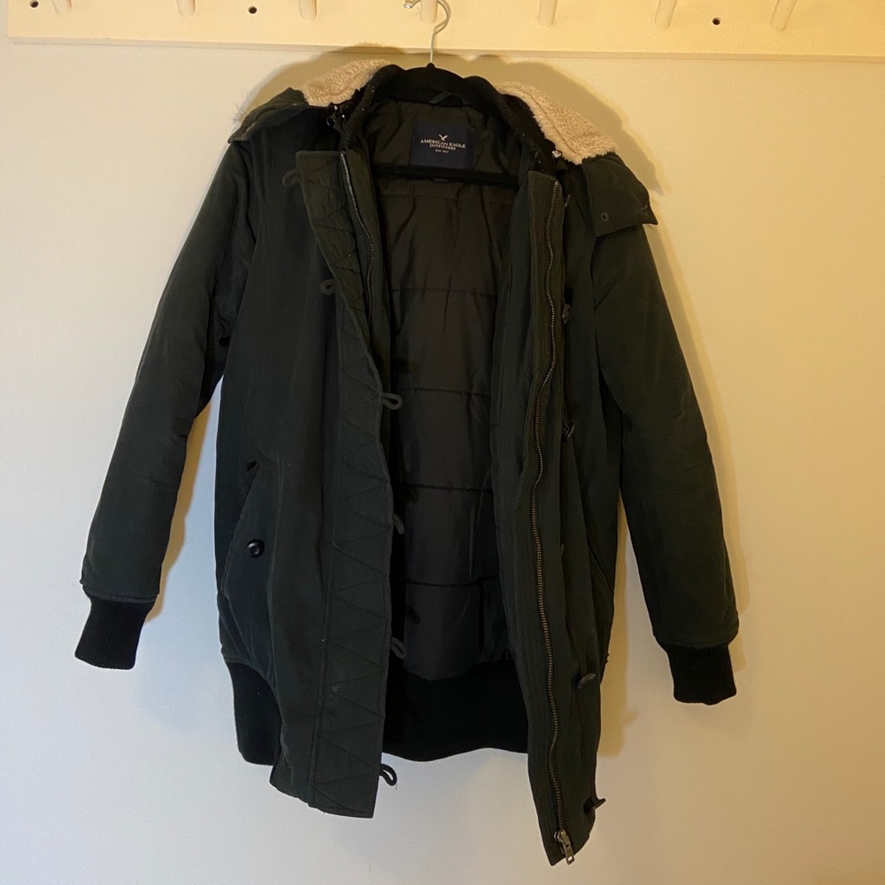 AE khaki parka